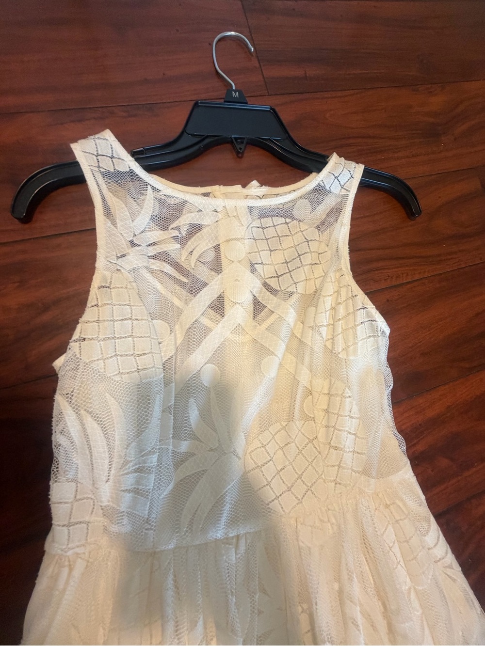 Maeve Cream Lace Midi Dress - Picture 5 of 9
